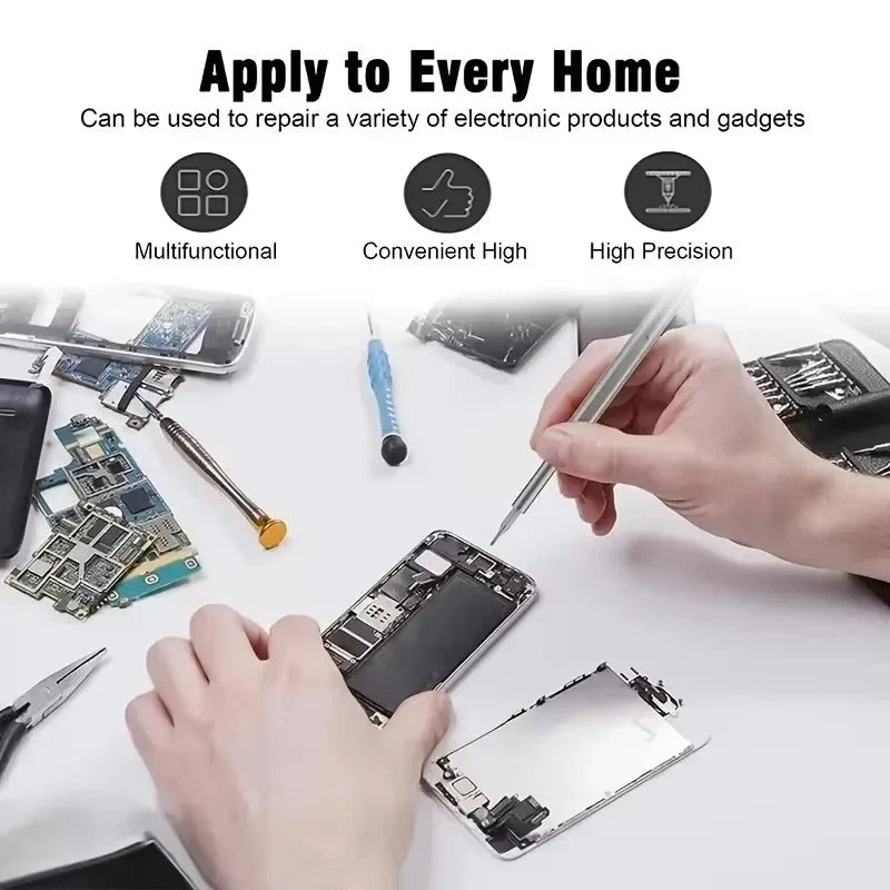 24 in 1 Screwdriver Set Precision Magnetic Driver Bits Mini Tool Case Detachable for Smart Home PC Computer Phone Repair